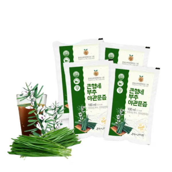 큰형네건강즙 내남편을 위한 부추야관문즙, 60팩, 100ml