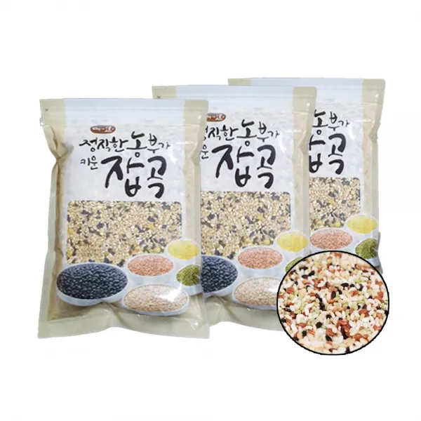 광팔마켓 100% 국내산 혼합잡곡 15곡 3kg 1kg3개구성 1개 3kg