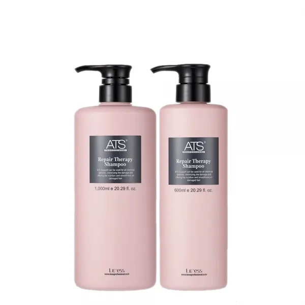 ATS 리페어테라피 극손상모 약산성 미용실 샴푸, 1개, 600ml