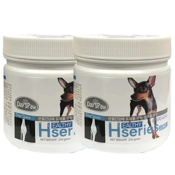 [데이스포] [펫 파라다이스]에이치시리즈 조이제(관절영양제) 250g x2개 영양제, 1개, 닭고기분말