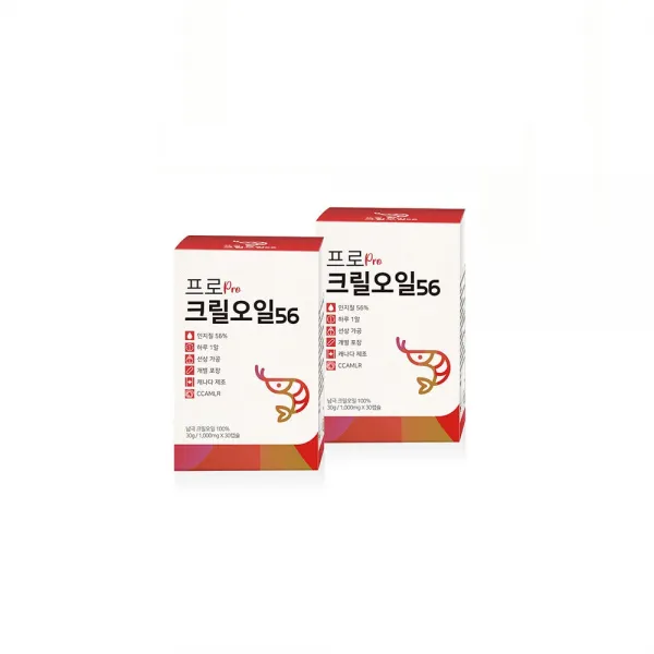 SM솔루션 인지질56 크릴오일, 60캡슐, 1