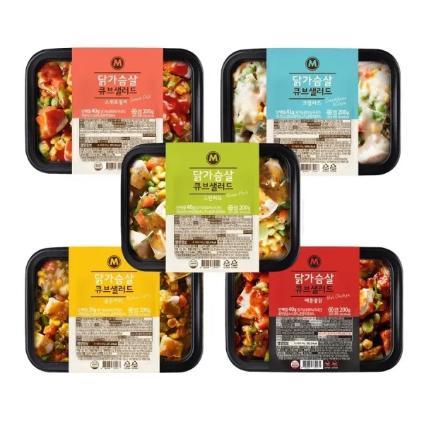 [10+1] 마이닭 닭가슴살 큐브 도시락 5종 골라담기, 01_매콤불닭 11팩(200gX11팩)