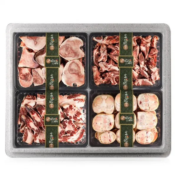 농협안심한우 한우 사골 2KG + 잡뼈 꼬리반골 우족, 1세트, 한우 사골 2KG + 한우 잡뼈 2KG + 한우 우족 2KG+ 한우 꼬리반골 2KG
