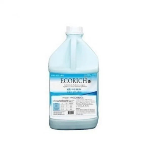 에코리치 차아염소산수(HOCL) 살균소독제 4L(리필용), 2개, 4L