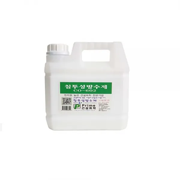 삼표화학 수성침투성방수제 4리터 방수액, 유백색, 4L