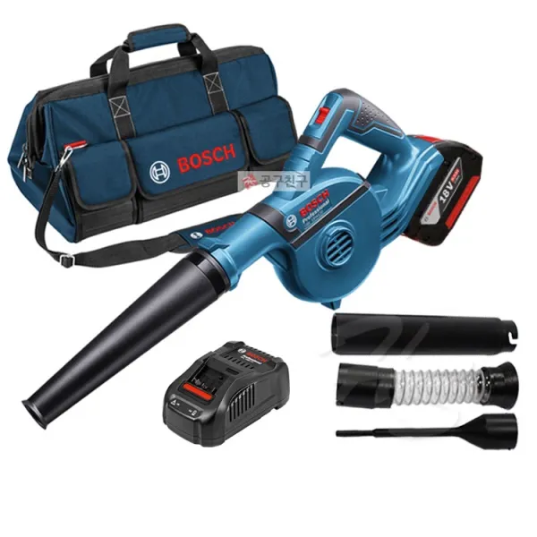 보쉬 GBL18V-120 충전송풍기 노즐4종 6.0Ah배터리툴백