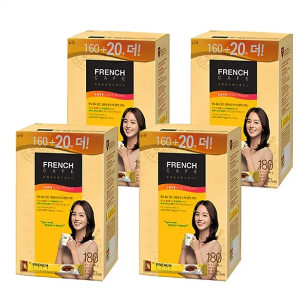 프렌치카페 카페믹스 180t 160t+20t 4개 4개입