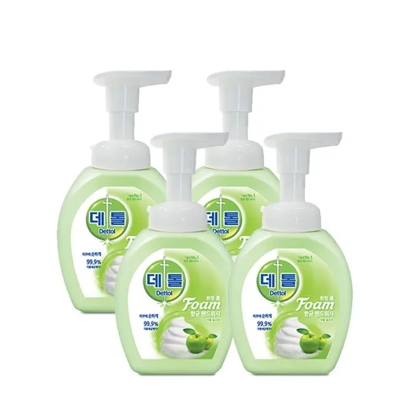 데톨 핸드워시 포밍 애플 본품 250ml 4개