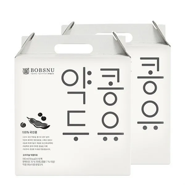 [서울대공동개발] 약콩두유 190ml 32팩, 없음, 상세설명 참조