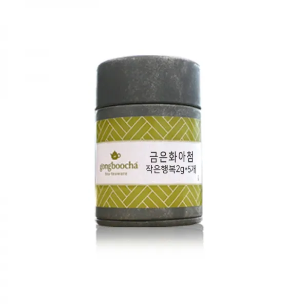 공부차 작은행복 흑차 티백 시리즈 금은화아첨차 2gx5개 백사계 안화흑차, 10g, 1개