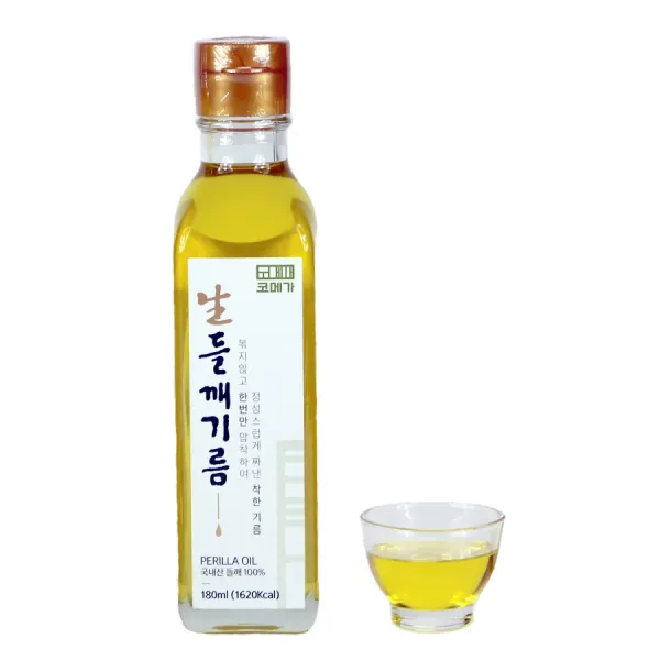 코메가 볶지 않아 깨끗한 생들기름, 1병, 180ml