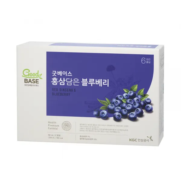 굿베이스 홍삼담은 블루베리 건강즙, 50ml, 30포