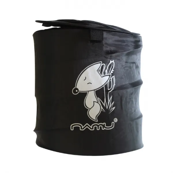 피엠씨 접이식 캐릭터 휴지통, 블랙