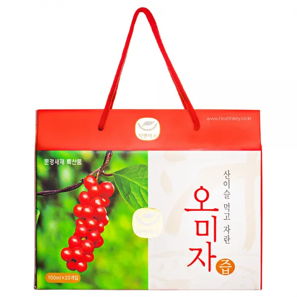 산이슬먹고자란 오미자즙, 100ml, 20포
