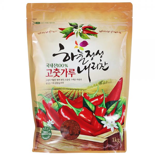 하늘정성내리찬 고춧가루, 1kg, 1개
