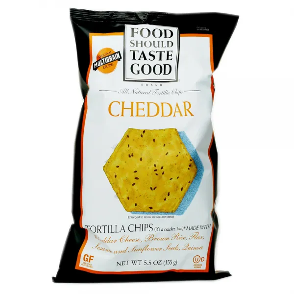 푸드슈드테이스트굿 토르티야 칩, 155g, 체다(Cheddar)