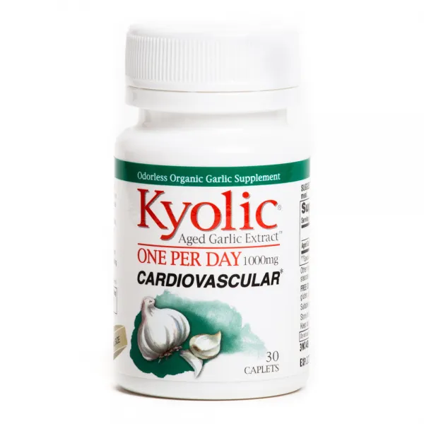 쿄릭 숙성마늘 추출물 1000mg 카디오베스큘러 캐플렛, 30개입, 1개
