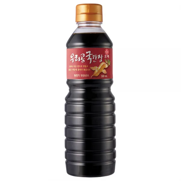 오복식품 우리콩 국간장, 500ml, 1개