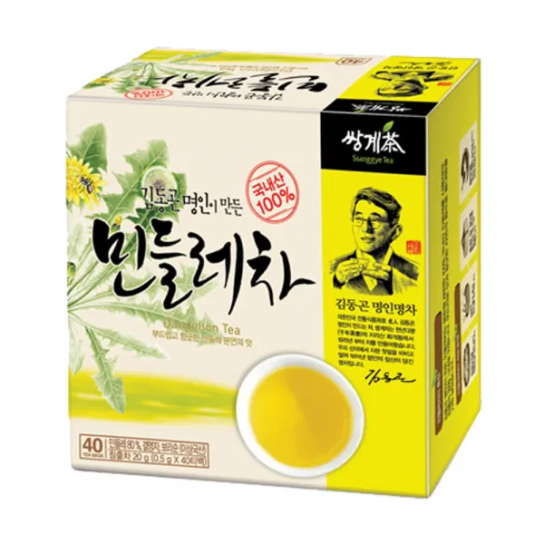 김동곤명인이만든민들레차, 민들레차, 0.5g x 40p, 티백