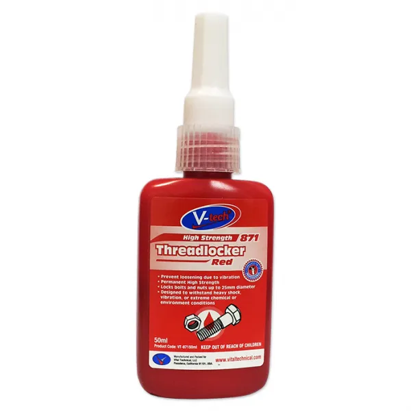 브이텍 나사고정제 영구용 레드 50ml VT-871, 1개