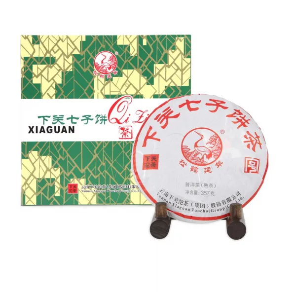 하관차창 단합칠자병차(숙)선물세트, 357g, 1개입