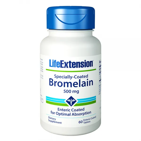 라이프익스텐션 스페셜리 코티드 브로멜라인 500mg 엔터릭 코티드 타블렛 60개입