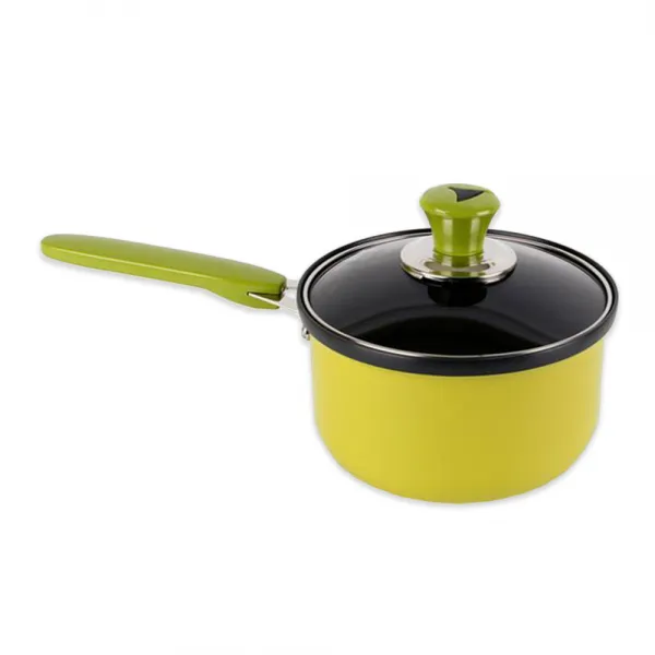 Chef Y.IN 경질냄비 편수냄비, 그린, 18cm