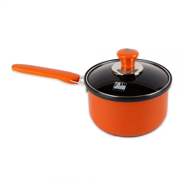 Chef Y.IN 경질냄비 편수냄비, 오렌지, 18cm