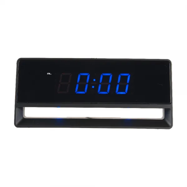 넥서스 LED 스누즈알람 인테리어 디지털탁상시계, 블랙(블루)