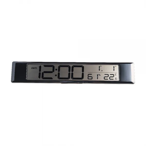 넥서스 Q0280-B 온도습도표시 벽탁상겸용 대형 디지털벽시계, 블랙