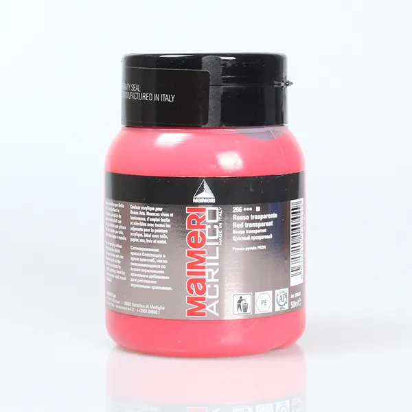 마이메리 아크릴리코 500ml 낱색 아크릴물감, 266 AM TRANSPARENT RED, 1개