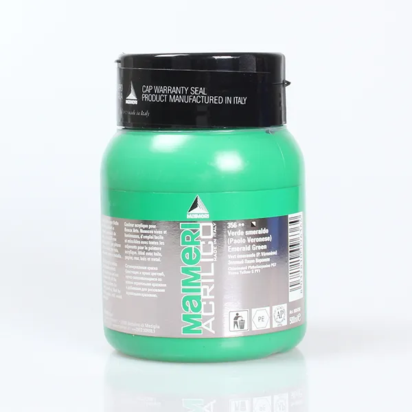 마이메리 아크릴리코 500ml 낱색 아크릴물감, 356 AM EMERALD GREEN, 1개