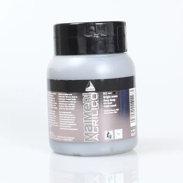 마이메리 아크릴리코 500ml 낱색 아크릴물감, 511 AM GREY DEEP, 1개