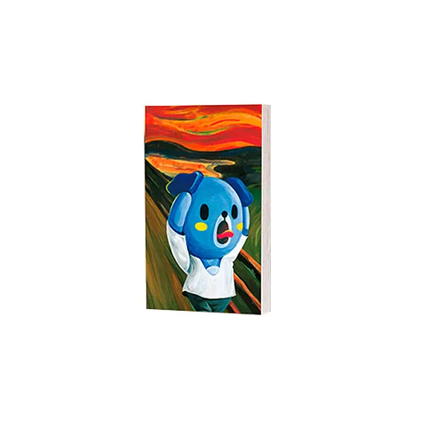 애니팡 명화 패러디 블럭 액자 (5*7inch), 블루의 절규