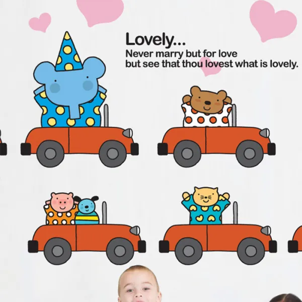 Kids D.I.Y Sticker_엘리와친구들_신난는 자동차경주, 1개