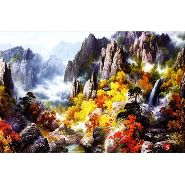 오메가 금강산 金剛山 1000조각, 51 x 73.5cm