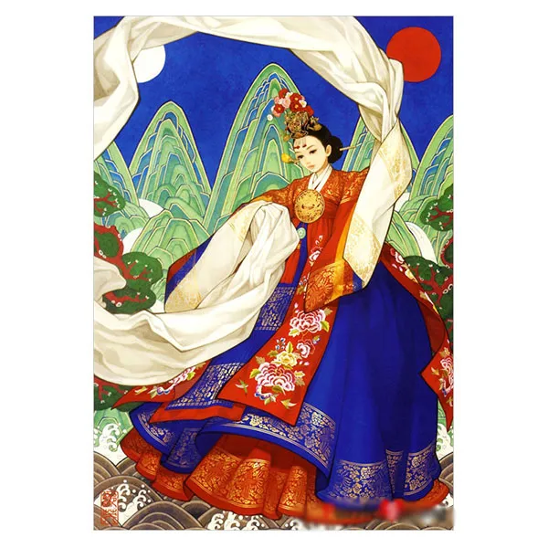 퍼즐라이프 화관무여인 花冠舞女人, 38x52cm