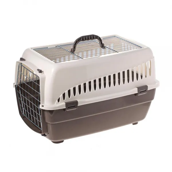 FOP 비행기 탑승용 소동물 이동장, 그레이, one size