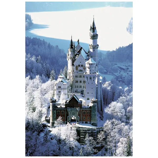 애드윈 눈 덮힌 고성 퍼즐, 1000p, 혼합 색상