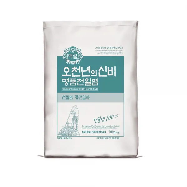 백설 오천년의 신비 명품천일염, 10kg, 중간입자