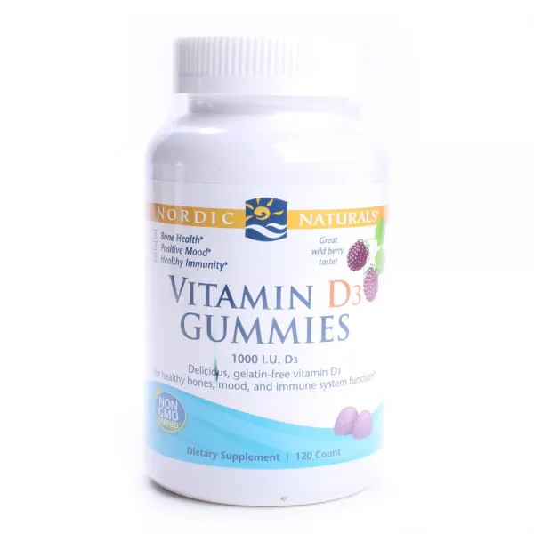 노르딕내츄럴스 Non Gmo 비타민 D3 1000iu 구미 120개입 1개