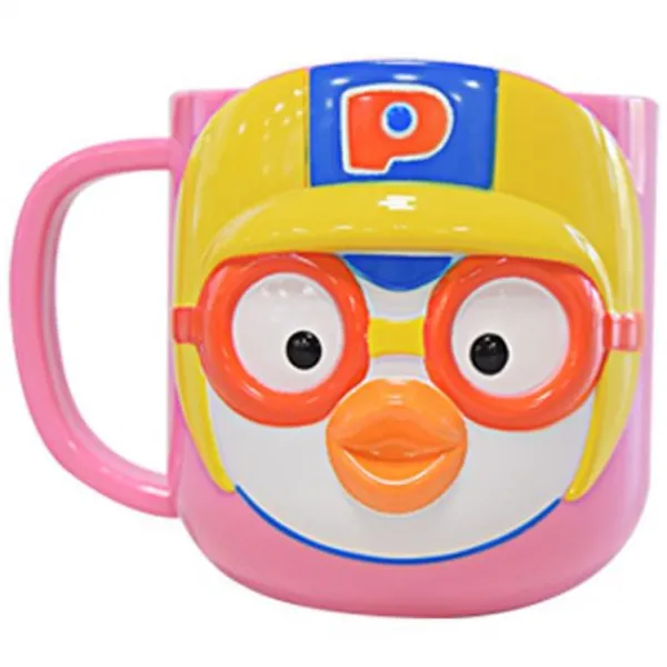 뽀로로 유아용 입체컵 3기 핑크 1개