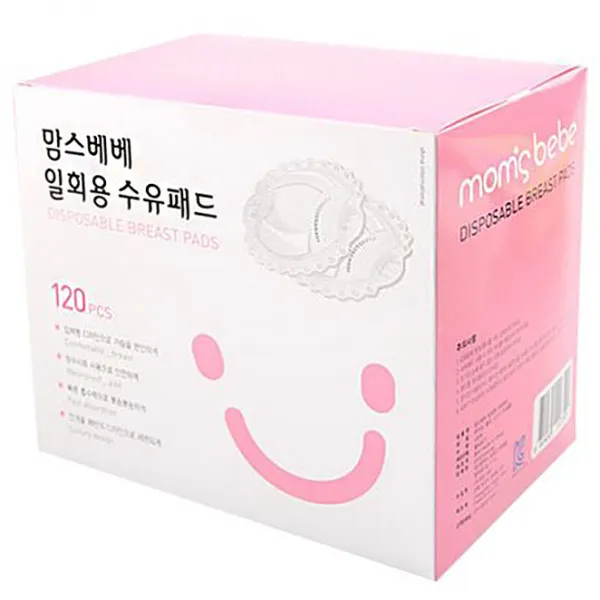 맘스베베 일회용 수유패드, 120매, 1개