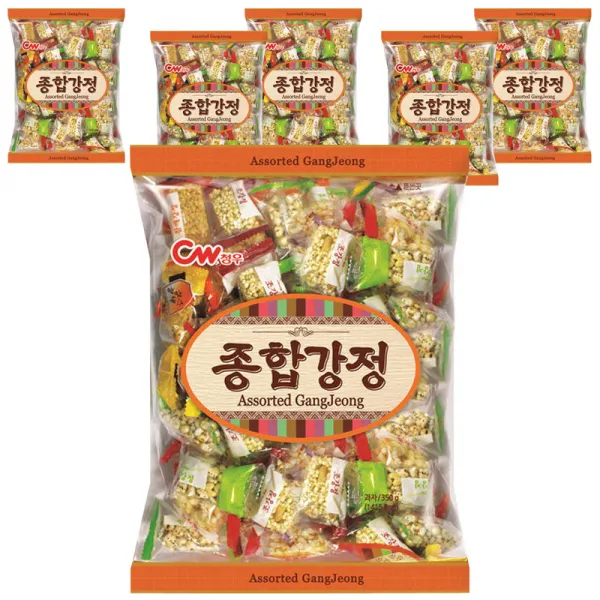 청우 종합강정 350g 6개입 박스 350g 6개 6