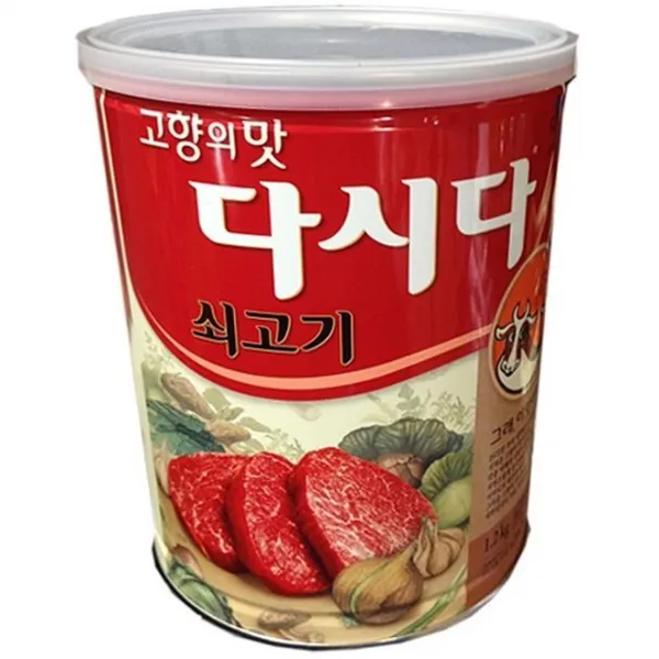 CJ 고향의맛 다시다 쇠고기 캔형, 1.2kg, 1개