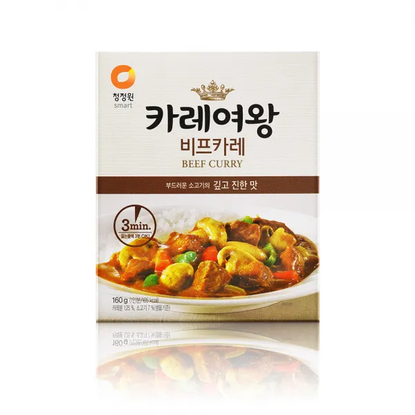 청정원 카레여왕 비프카레, 160g, 1개