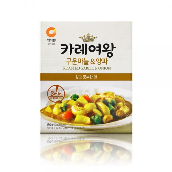 청정원 카레여왕 구운마늘양파, 160g, 3개