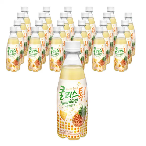 동원에프엔비 마시는 유산균 쿨피스톡 파인애플맛, 340ml, 24개입