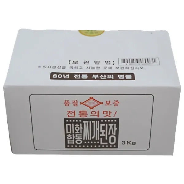 미화합동 찌개된장, 3kg, 1개