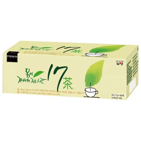 몸이 가벼워지는 시간 17차 티백, 1.5g, 80개